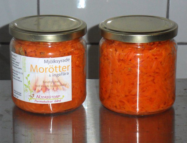 Morotter med ingefara